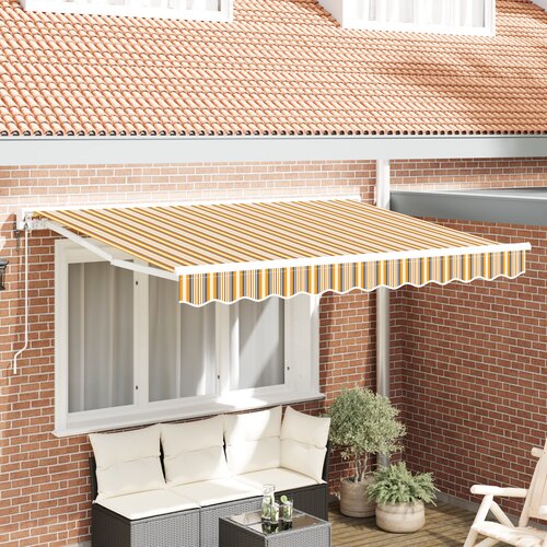 vidaXL Skrovita tenda Morska plava 350x200 cm Cijene