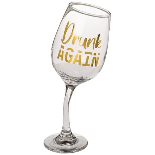  Vinska ča&amp;scaron;a Drunk again, 420 ml Slike