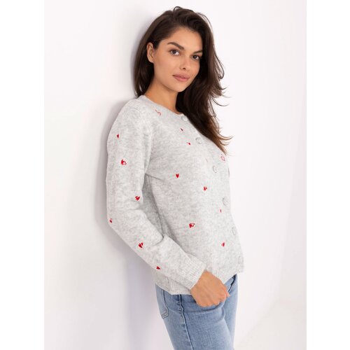 Factory Price Sweater-PM-SW-F510.29-light gray Slike