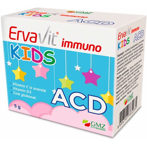 GMZ Ervamatin ervavit multivitaminski kompleks za imunitet za decu 15/1 127539 Cene