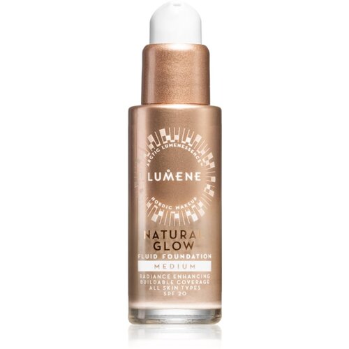 Lumene Natural Glow posvetlitveni tekoči puder za naraven videz SPF 20 odtenek 2 Medium 30 ml Cene