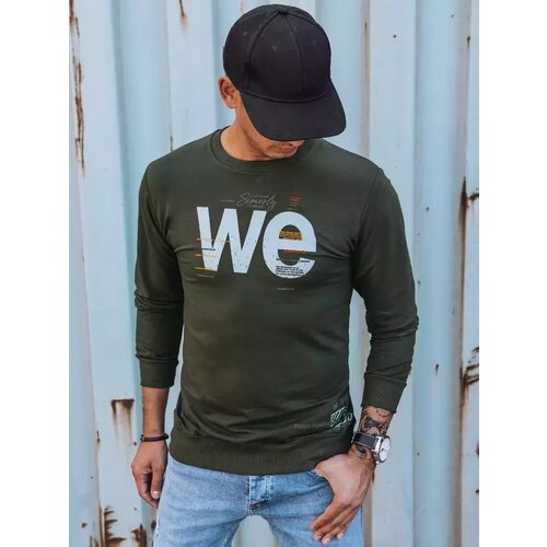 DStreet Bluza męska z nadrukiem khaki Cijene