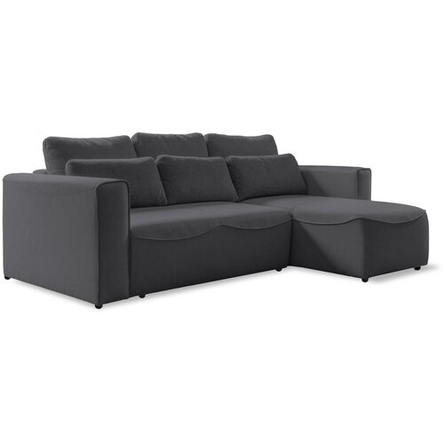 Miuform Temno siv raztegljiv kotni kavč (obojestranski) Homely Tommy - Miuform Slike