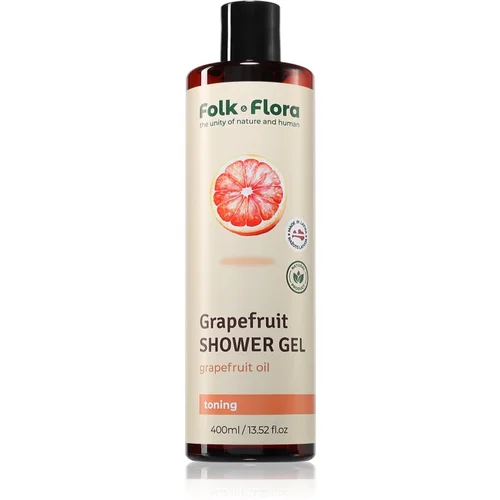 Folk & Flora Grapefruit osvježavajući gel za tuširanje 400 ml