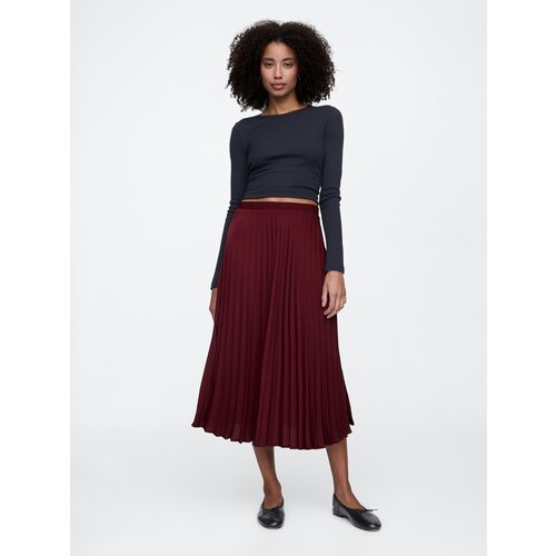 GAP Pleated satin midi skirt - Women&amp;#039;s Slike