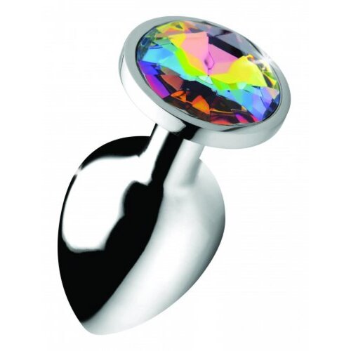Booty Sparks Analni čep Rainbow Gem, velik Cene