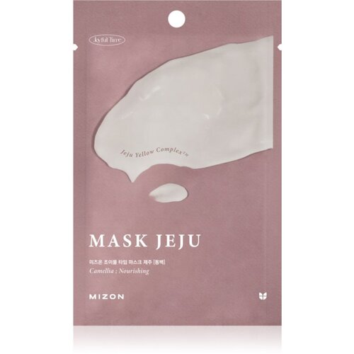 Mizon Joyful Time Jeju Camellia hranilna tekstilna maska z antioksidacijskim učinkom 23 g Cene