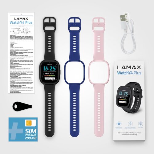 LAMAX Electronics WatchY4 Plus pametni satovi za djecu 1 kom Slike