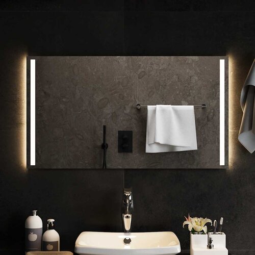  LED kupaonsko ogledalo 90x50 cm Slike