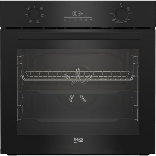 Beko Ugradni set BBSE 17321 B, Staklokeramička ploča i Električna rerna, 72 l, 4 električne zone, Crni Slike