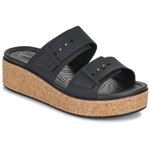 Crocs Sandali &amp;amp; Odprti čevlji Brooklyn Cork Buckle Črna Slike