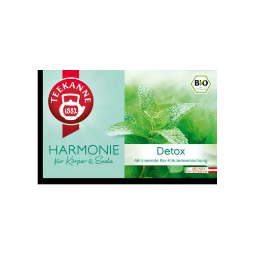 Teekanne Bio čaj Harmonija duše i tijela - Detox (20 vrećica s dvostrukom komorom)