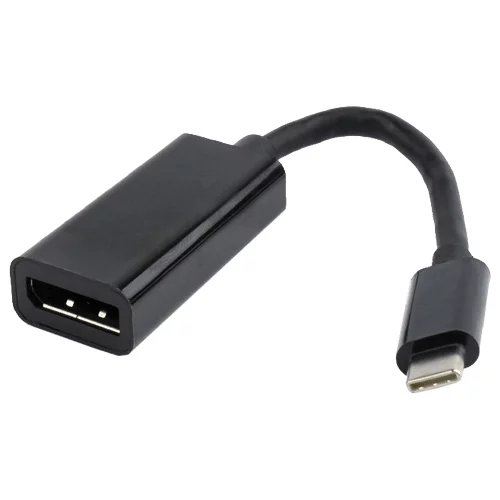 Gembird Adapter USB-C na DisplayPort, črn, 0.15m, (20441573)