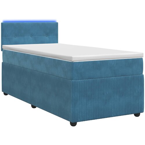  Boxspring krevet s madracem Plava 90 x 190 cm Bar&amp;scaron;un Slike