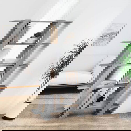 VidaXL Ormarić za knjige / pregrada boja hrasta sonome 100x30x160 cm Slike