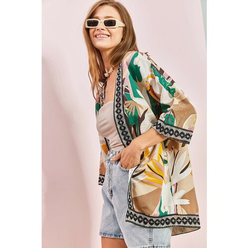 Bianco Lucci Kimono & Caftan - Multicolor - Oversize Slike