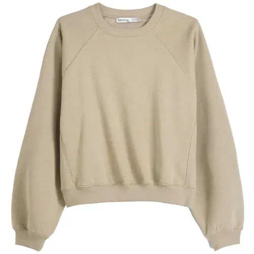 Bershka Sweater majica crna