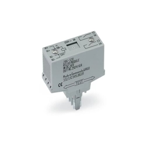 Wago 286-328 Utični relej 24 V/DC 6 A 2 zatvarača 1 komad Cijene