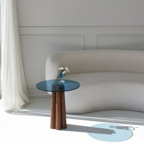 Hanah home Club sto Thales, 50x50x50 cm, Tamnoplava Slike