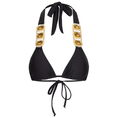 Moda Minx Bikini zgornji del 'Boujee' zlata / črna
