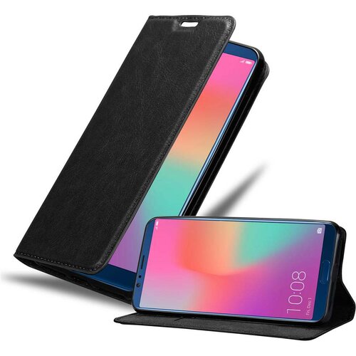 Cadorabo Honor 10 LITE/Huawei P SMART 2019 v nočna črna - Zaščitni ovitek z magnetnim zapiranjem, stoječo funkcijo in režo za kartice, (20549491) Cene