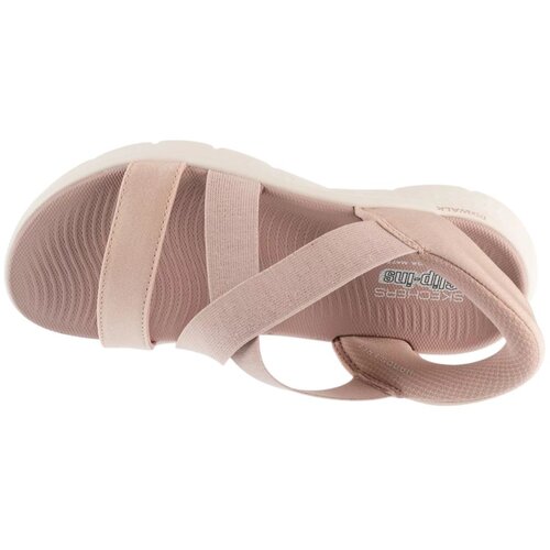 Skechers &amp;Scaron;portni sandali Slip-Ins: Go Walk Flex Sandal - Glimmer Up Rožnata Slike