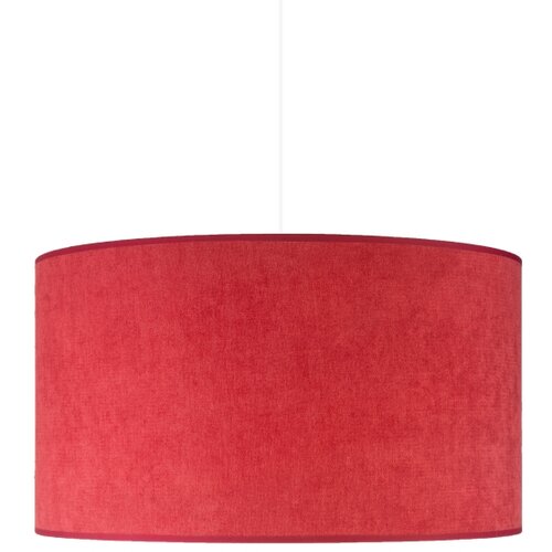  Duolla - Luster na sajli BRISTOL 1xE27/40W/230V prečnik 45 cm crvena Slike