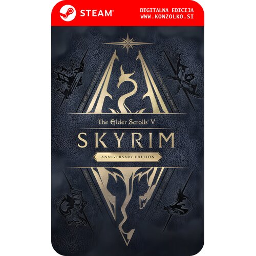The Elder Scrolls 5 Skyrim Anniversary Edition - Steam koda brez &scaron;katlice (WINDOWS PC) Cene