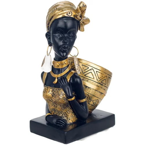 Signes Grimalt Kipci in figurice Afriška Slika Z Bazo Črna