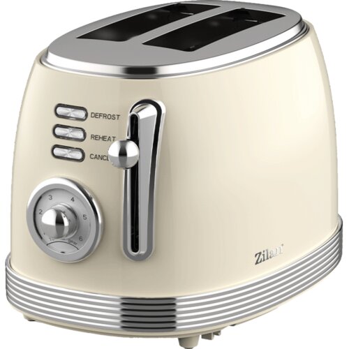 Zilan Toster, 2 otvora za kruh, 6 nivoa grijanja, 850W, Retro &ndash; ZLN1191 Cijene