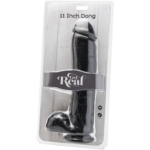 Toy Joy Dildo z modi &amp;quot;Get Real&amp;quot; 28 cm - črn (R10169_bl) Slike