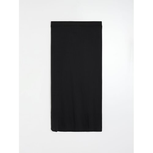Sinsay Midi suknja s nabiranjem i prorezom Plus Size Slike