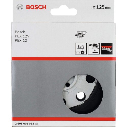 Bosch ploča sa čičkom - tanjir 125mm (meki) za PEX 125 / PEX 12 (2608601063) Slike