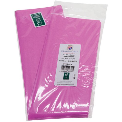  PAPIR UKRASNI TISSUE 50X76CM PK6 CARTOTECNICA ROSSI F006 ROZI BLIS. Cene