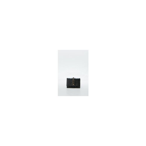 Mona crni croco kožni novčanik s nitnama 6511649-0 Slike