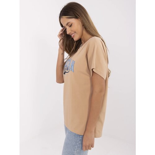 Calimera T-shirt-CLM-TS-0023.94-camel Cene