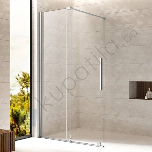 Tuš kabina pokretni chrom Walk in 1200x2200mm Eckle Cijene