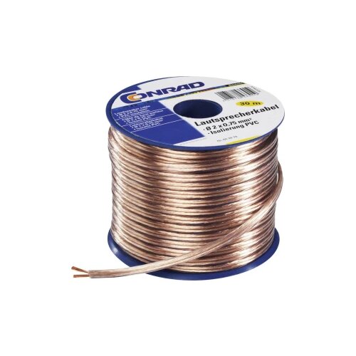 TRU COMPONENTS Kabel za zvučnike 2 x 1.50 mm˛ proziran Conrad Components 607168 30 m Cijene