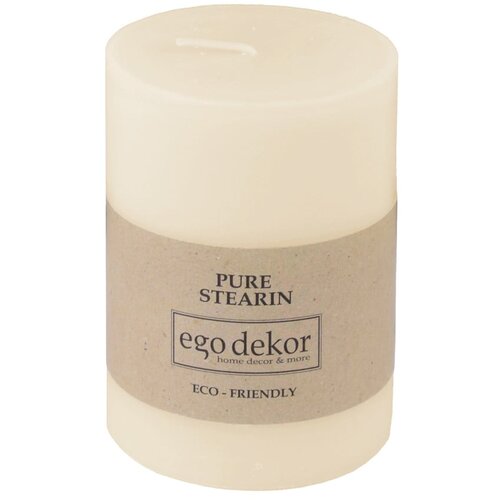 Eco candles by Ego dekor Bijela svijeća Friendly, vrijeme gorenja 37 h Slike
