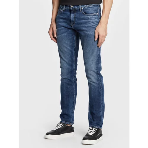 Calvin Klein Jeans Jeans hlače J30J322801 Modra Slim Fit