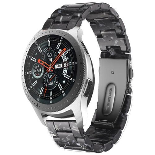Cadorabo smole za zapestnico 22mm združljiv s samsung galaxy gear S3/Gear 2 v črni barvi - nadomestni jermen za huawei watch gt za watch 2 pro za ticw, (20693670) Cene