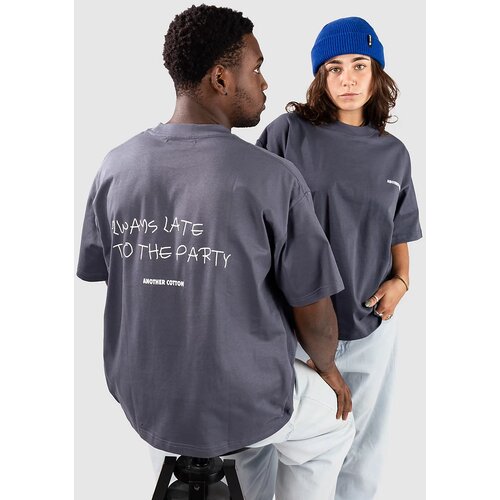 Another Cotton Lab Always Late T-shirt blue Cene