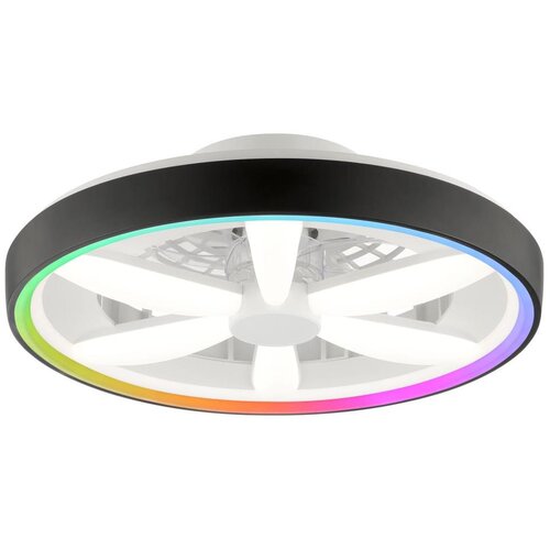 Brilliant GAIANO LED RGBW plafonski ventilator sa svetlom LED/48W/230V crni sa daljinskim upravljačem Cene