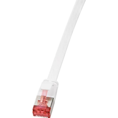 Logilink CF2071S RJ45 omrežni kabel\, Patch kabel CAT 6 U/FTP 5.00 m bela pozlačeni konektorji 1 kos, (20419308) Cene