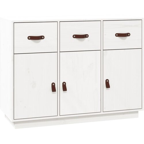 Maison Chic Komoda - Predalnik bela 100x40x75 cm trdna borovina, (21716095) Slike
