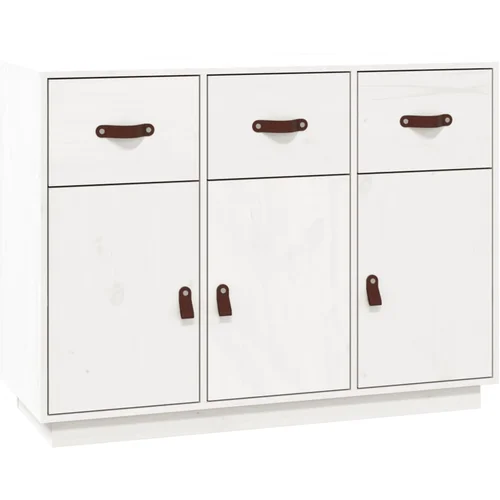 Maison Chic Komoda - Predalnik bela 100x40x75 cm trdna borovina, (21716095) Maison Chic Komoda - Predalnik bela 100x40x75 cm trdna borovina, (21716095)