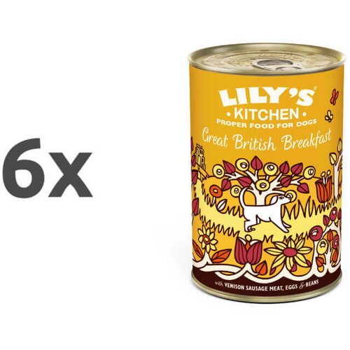 Lily's Kitchen great british breakfast adult - divjačina, šunka in jajca - 400 g 6 x 400 g Cene