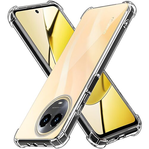 Techsuit Silikonska futrola s ojačanim rubovima za Realme 11 5G - Prozirna Cijene