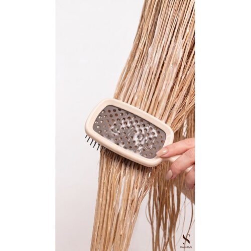 SUNEWMED+ Silk &amp;amp; Glow Detangling Hair Brush krtača za lase za lažje razčesavanje las 1 kos Slike