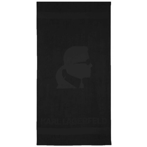 Karl Lagerfeld Kopalniške brisače in rokavice za umivanje KL18TW01BLACK Črna Cene